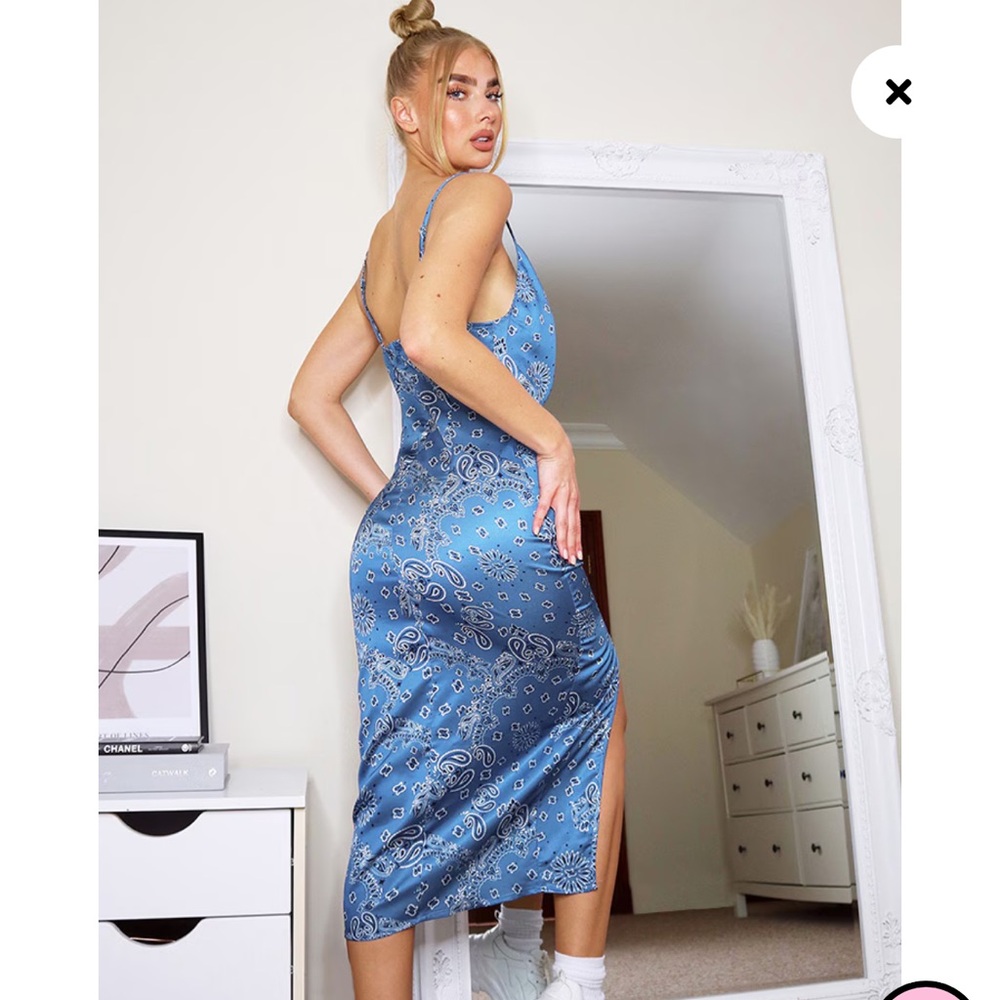 Print bandana dress